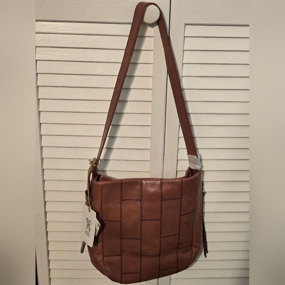 NWT Hobo Kharma Vintage Hide Leather Bag – Burnished Rose Patchwork